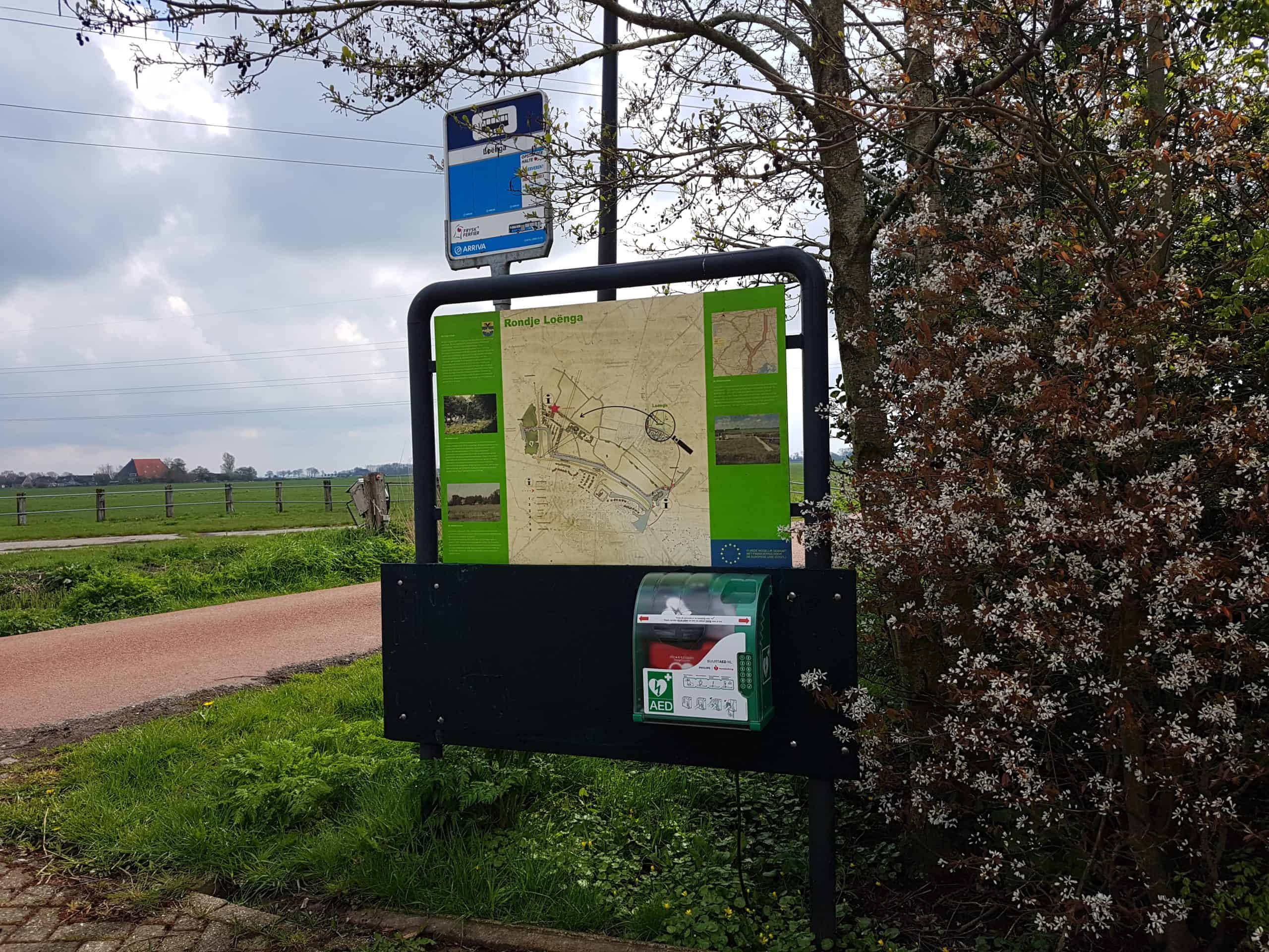 AED – Apparaat nu ook in Loenga